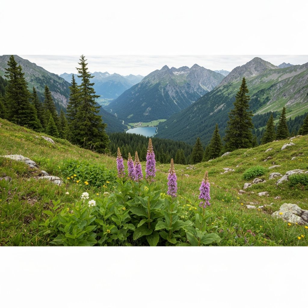 Alpine regional plant species